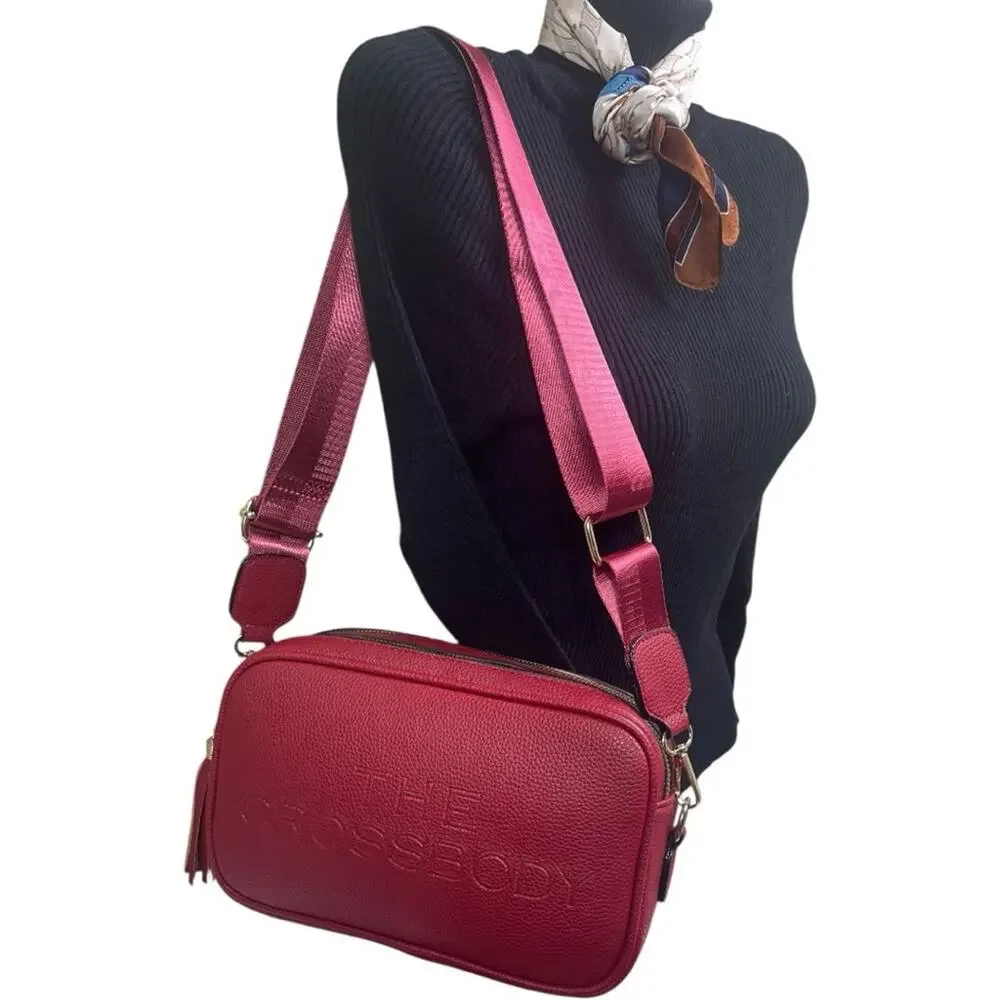 “The Crossbody “ Red Camera Bag